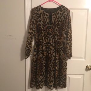 Zara animal print dress
